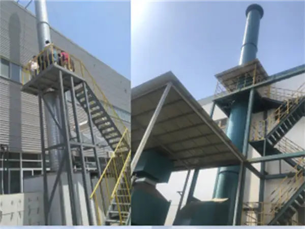 废气治理过程中排污口采样位置、采样平台、采样通道、采样孔要求