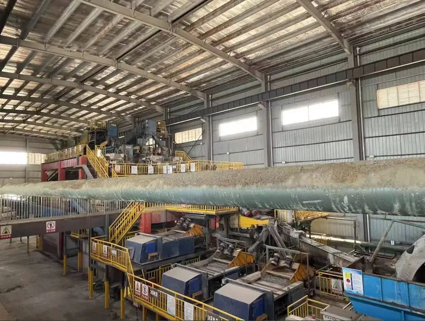 郑州固废处理设备生产线现场实拍