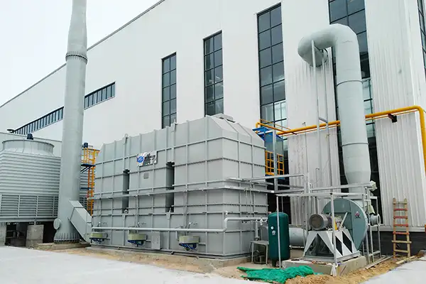 案例:三室式RTO蓄热式焚烧设备安装在郑州化工厂区