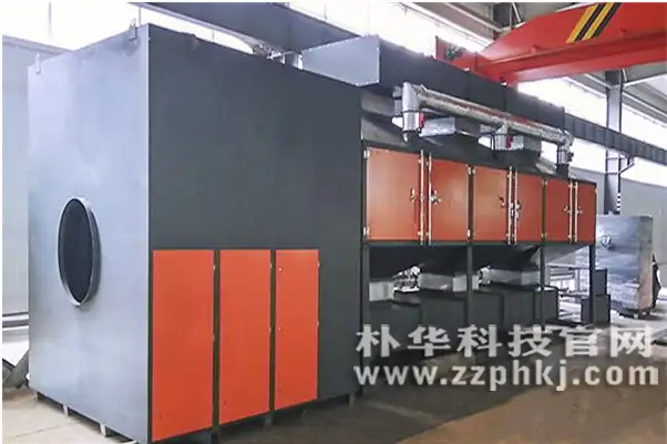 南阳电子产品压铸脱模剂废气治理设备安装完成