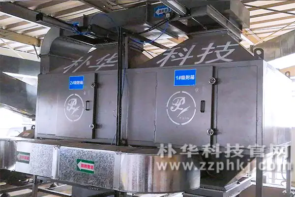 工程案例:郑州RCO催化燃烧设备安装结束