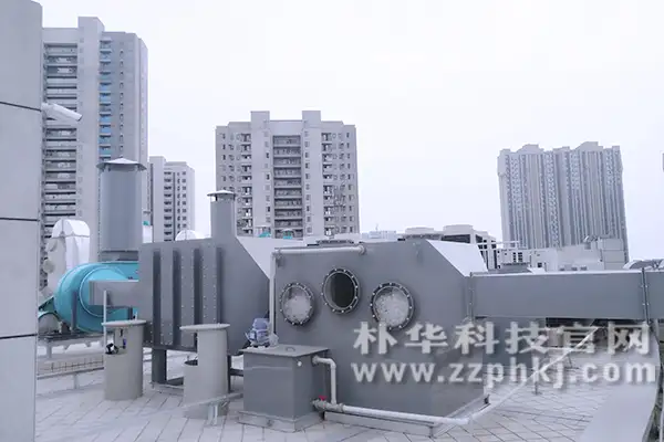 有机废气处理设备卧式喷淋塔设备 有机废气处理设备卧式喷淋塔设备