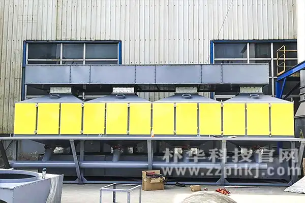 有机废气处理催化燃烧设备(RCO)在厂区安装