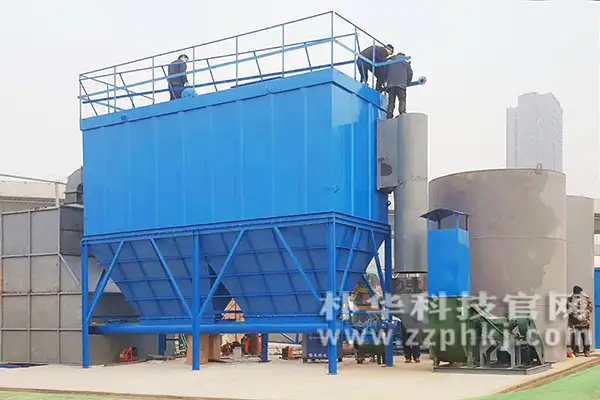 除尘设备安装在客户厂区