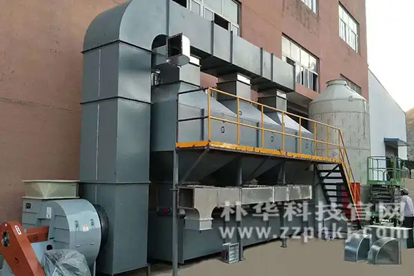 案例:高效有机废气净化设备RCO催化燃烧安装在客户厂区